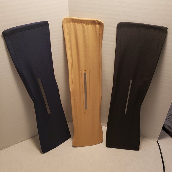 THREE 3 PIECES HAIR BUN MAKER - BLACK, NAVY, KHAKI - X003DEQC7B - Picture 2 of 5